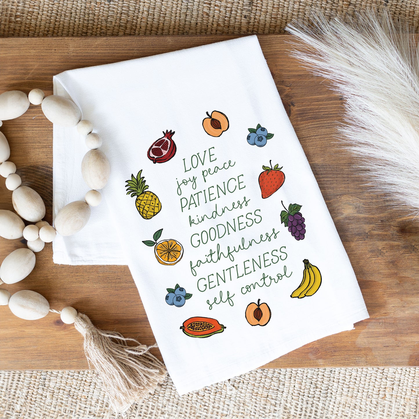Tea Towel - Fruits Of The Spirit