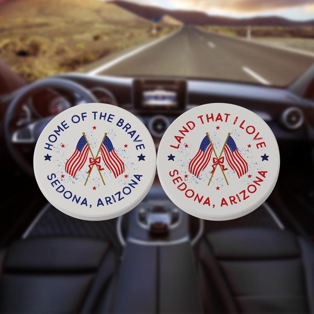 Love+Local Car Coaster Pack | American Summer Home & Land