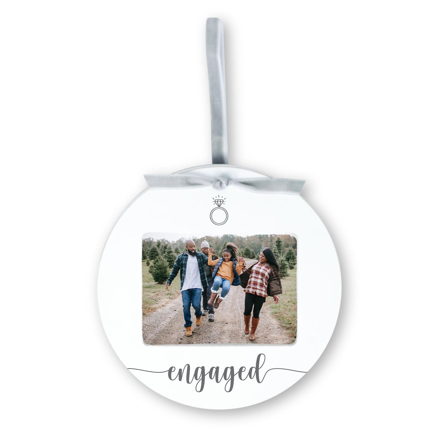 6" Round Ornament Frame-Engaged -0