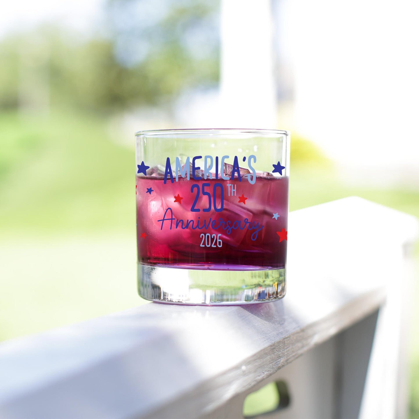 11oz Bourbon Glass-4th of July 250th Anniversary -4
