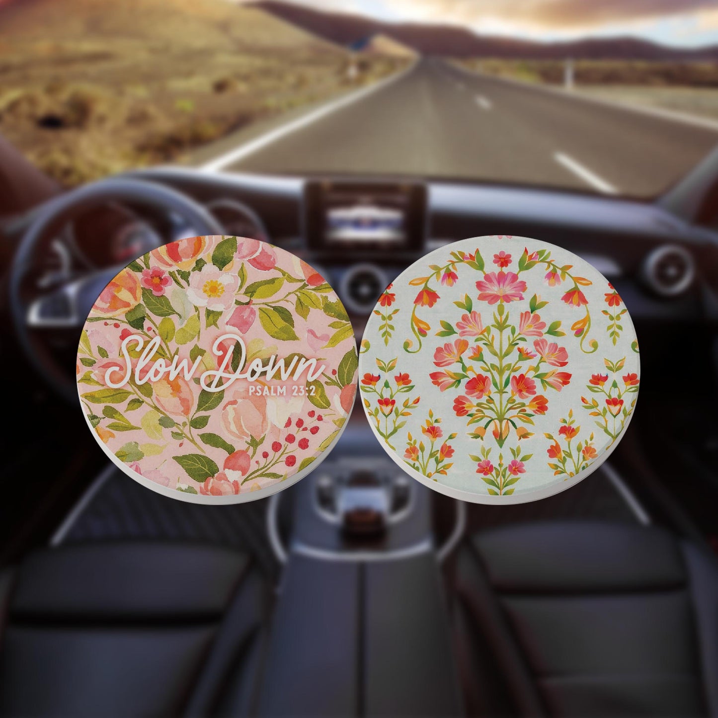 Car Coaster 2-Pack Kalia Lane-Faithful Promises -8