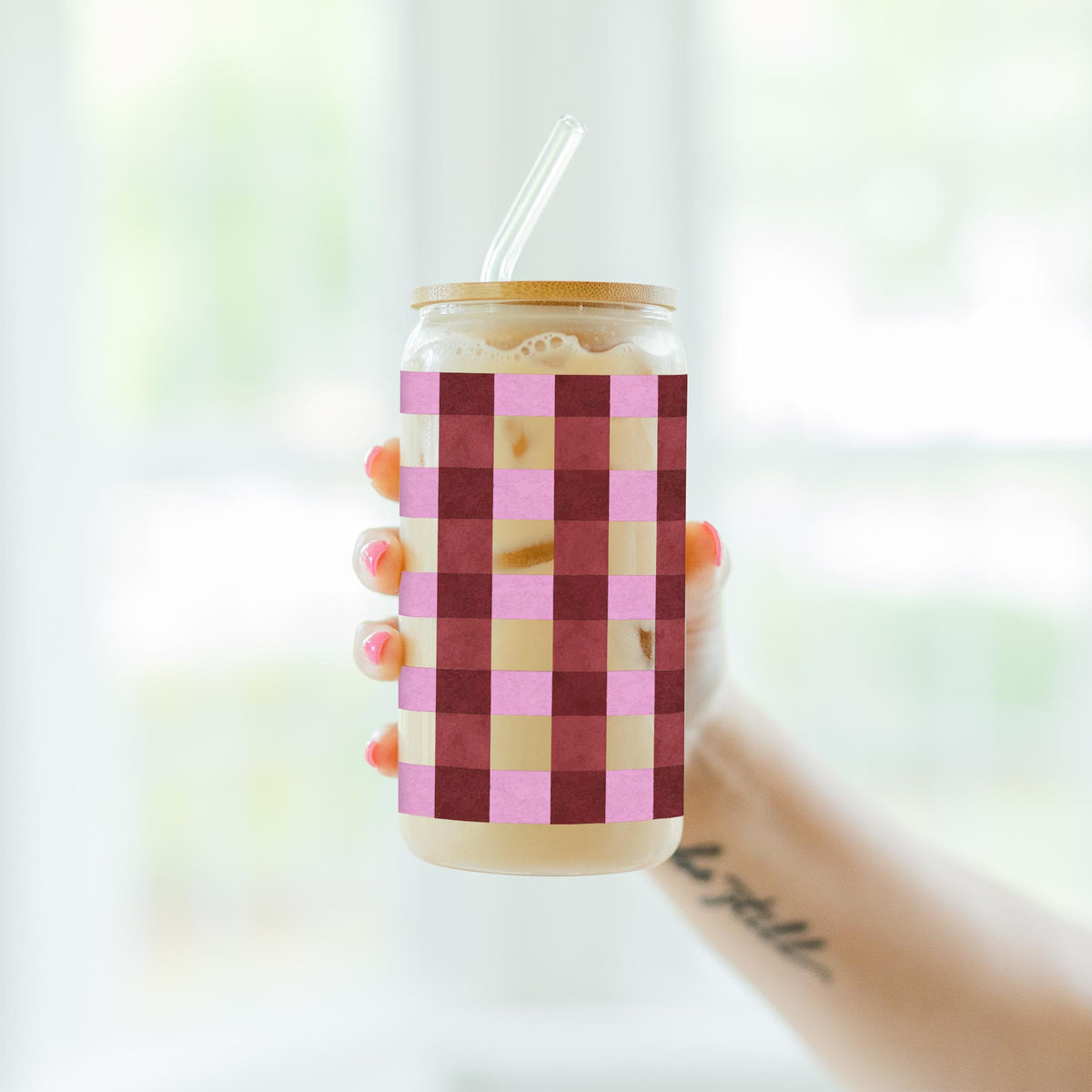 16oz Cold Brew Glass-Autumn Orchard -7