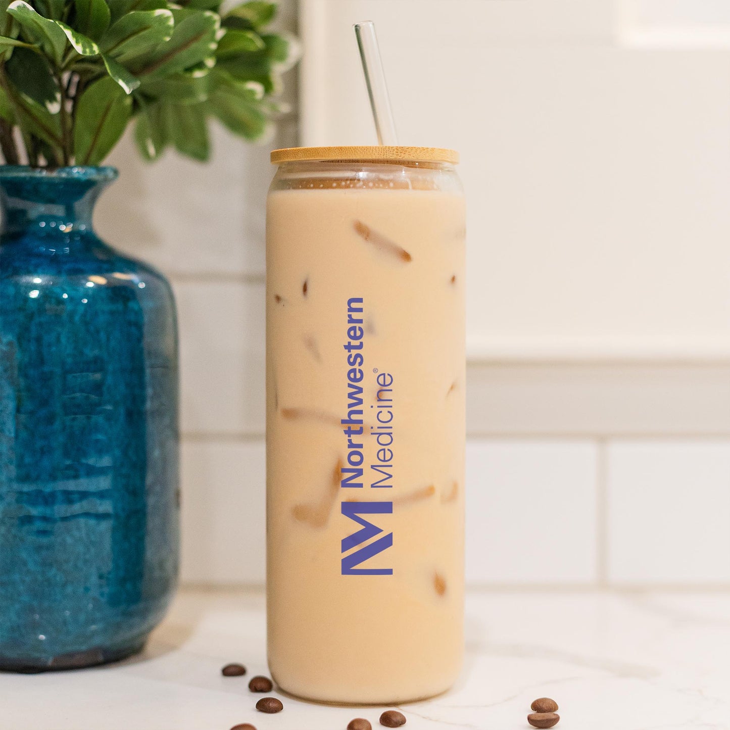 24oz Cold Brew Glass-Northwestern Medicine