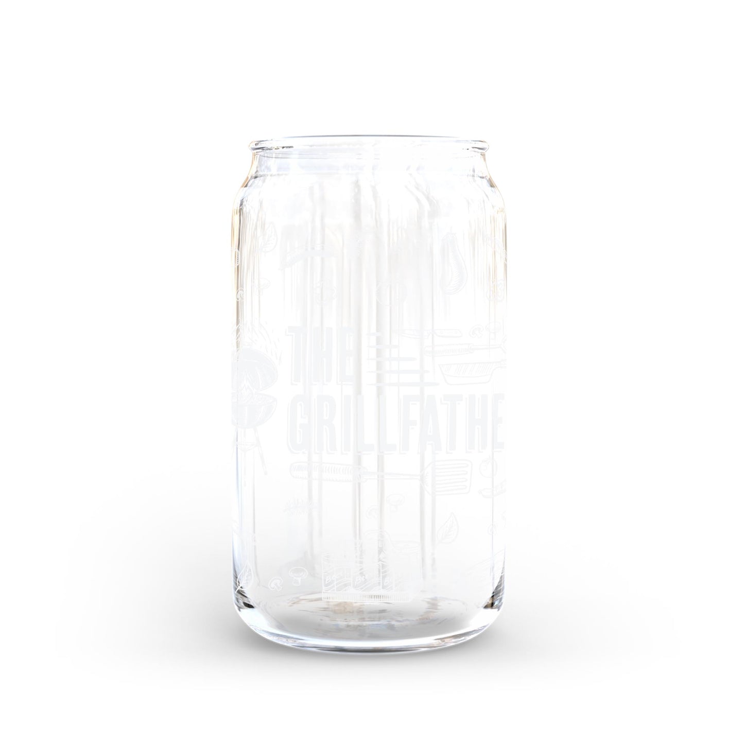 16oz Glass Can-The Grillfather -0