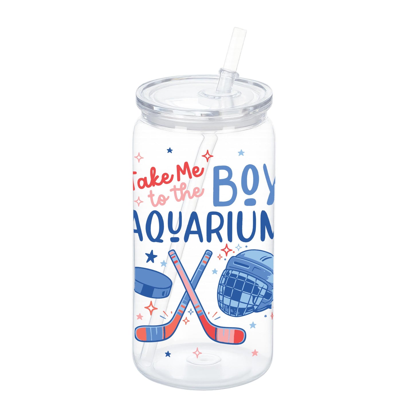 16oz Acrylic Plastic Tumbler-Boy Aquarium Stars -0