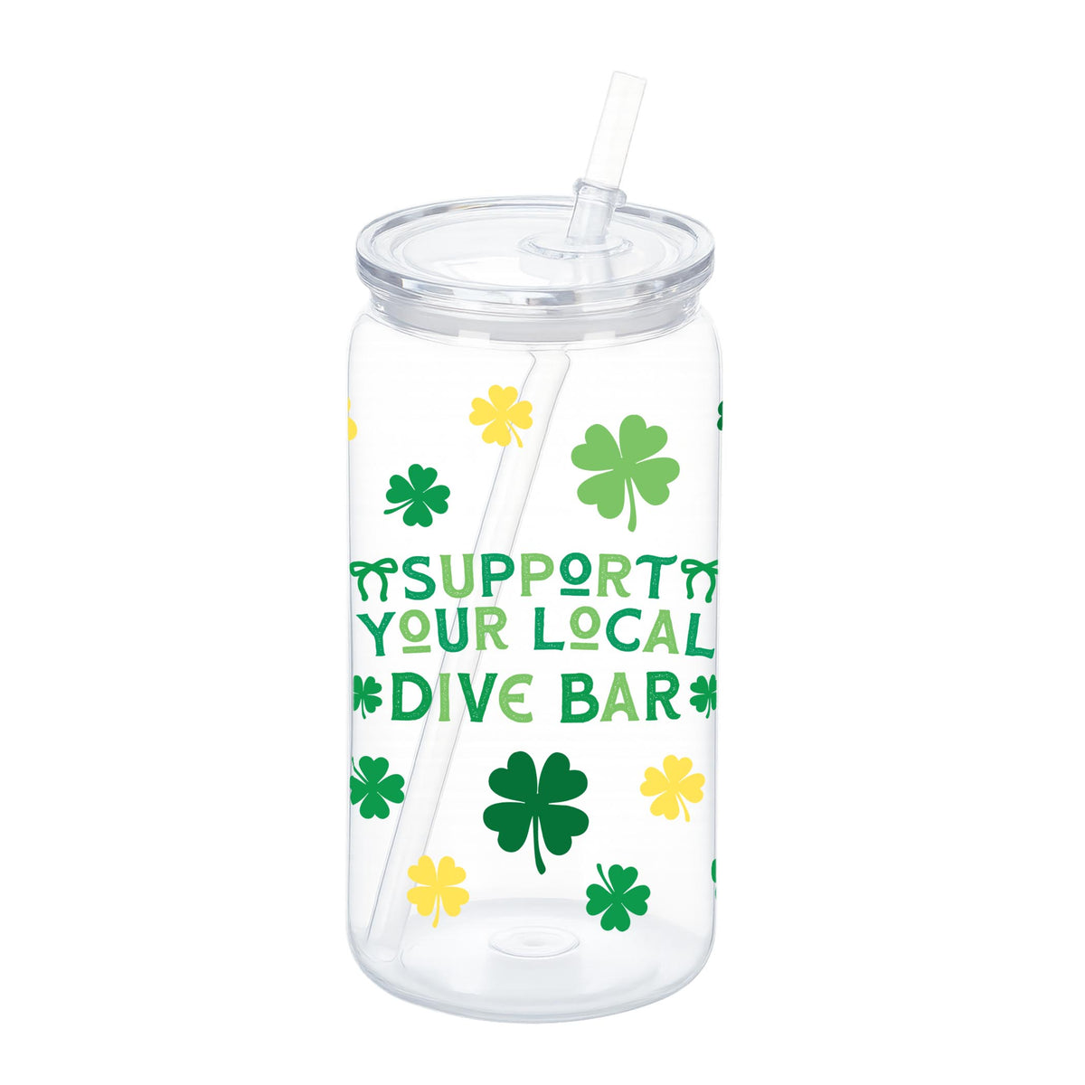 16oz Acrylic Plastic Tumbler-St. Patty's Day Local Dive Bar -0
