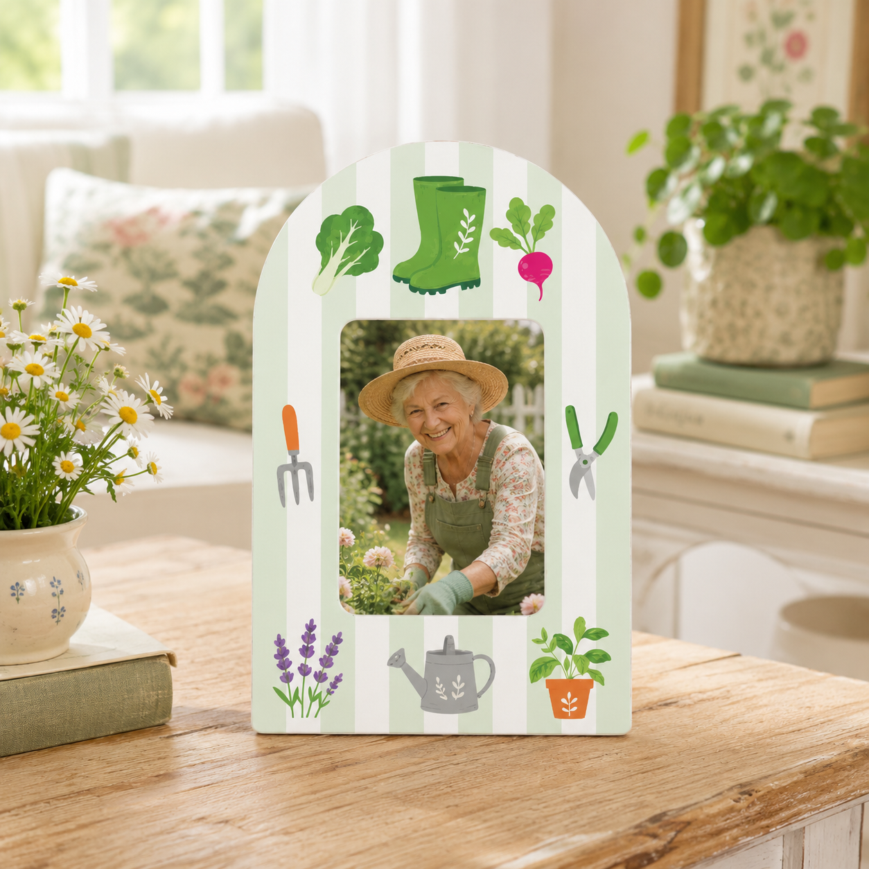 Wooden Cutout Frame-Plant Lady Icons