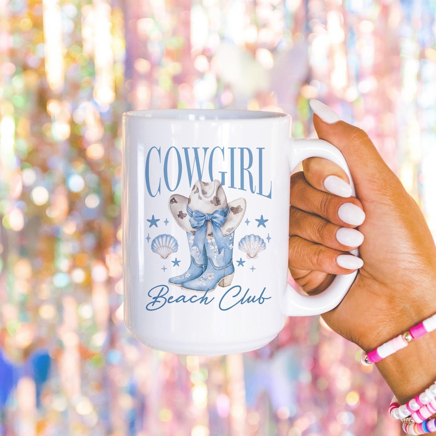 15oz Coffee Mug White-Coastal Cowgirl -4