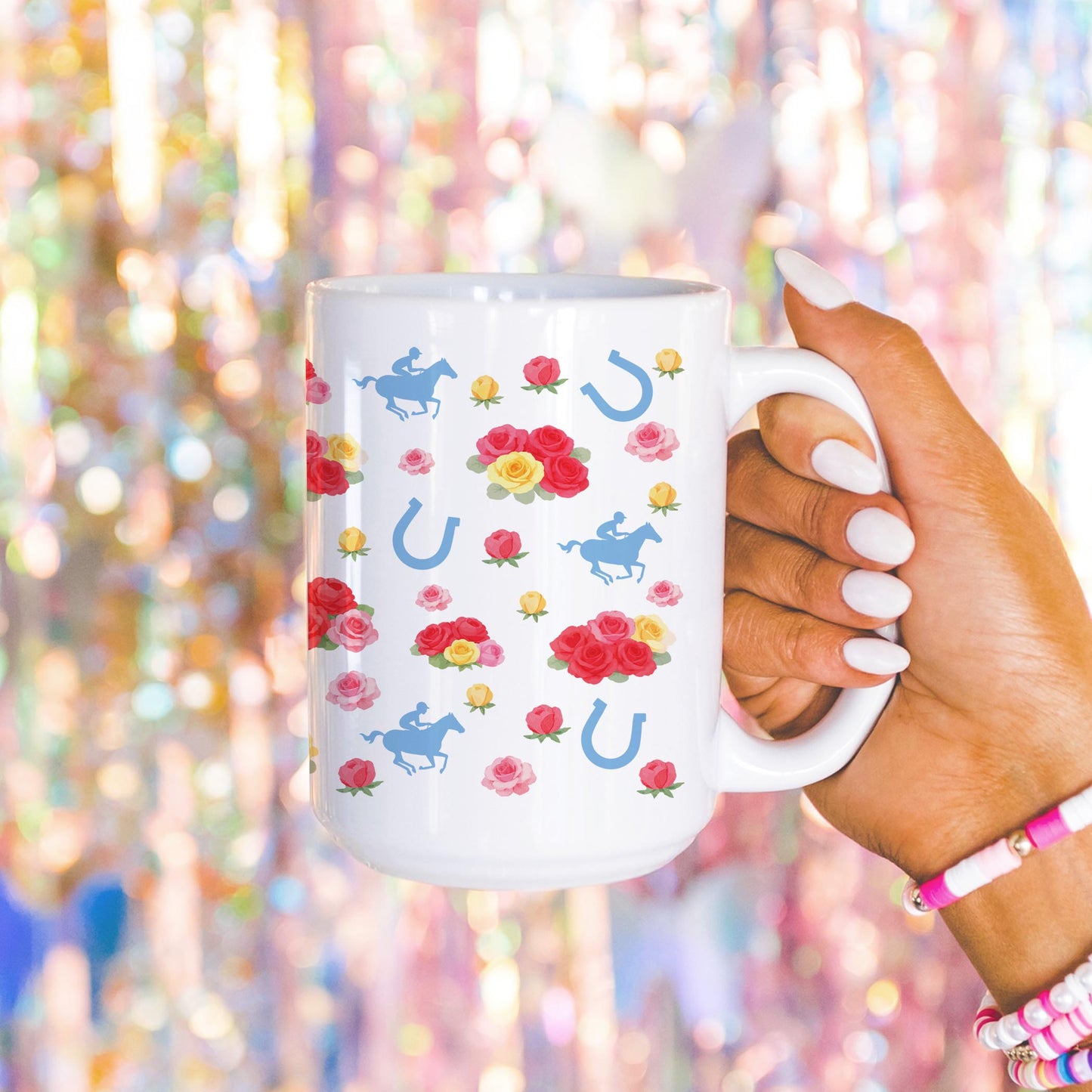 15oz Coffee Mug White-Derby -4