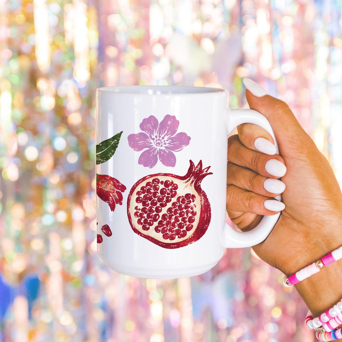 15oz Coffee Mug White-Autumn Orchard -4