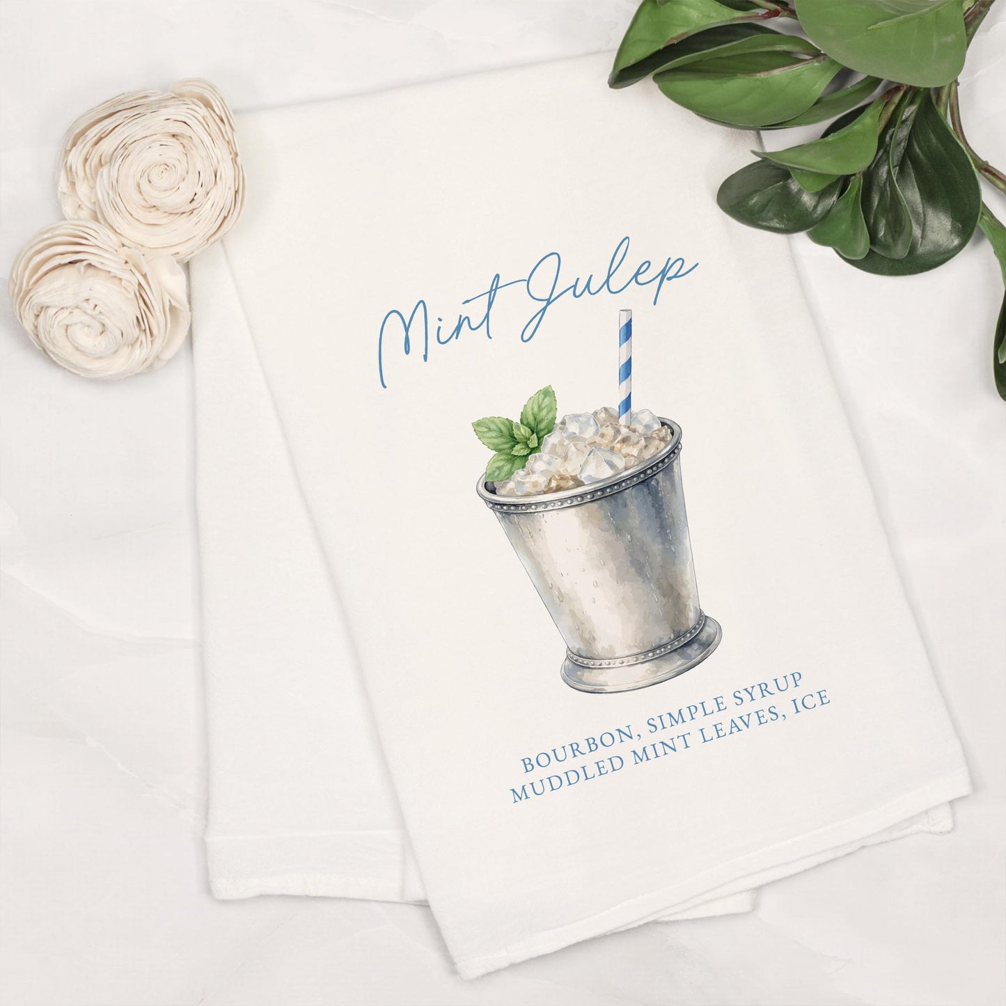 Cotton Tea Towel White-Derby -6
