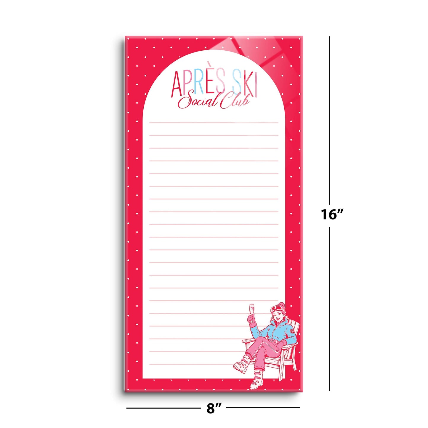 8x16 Glass Dry Erase-Après Ski -8