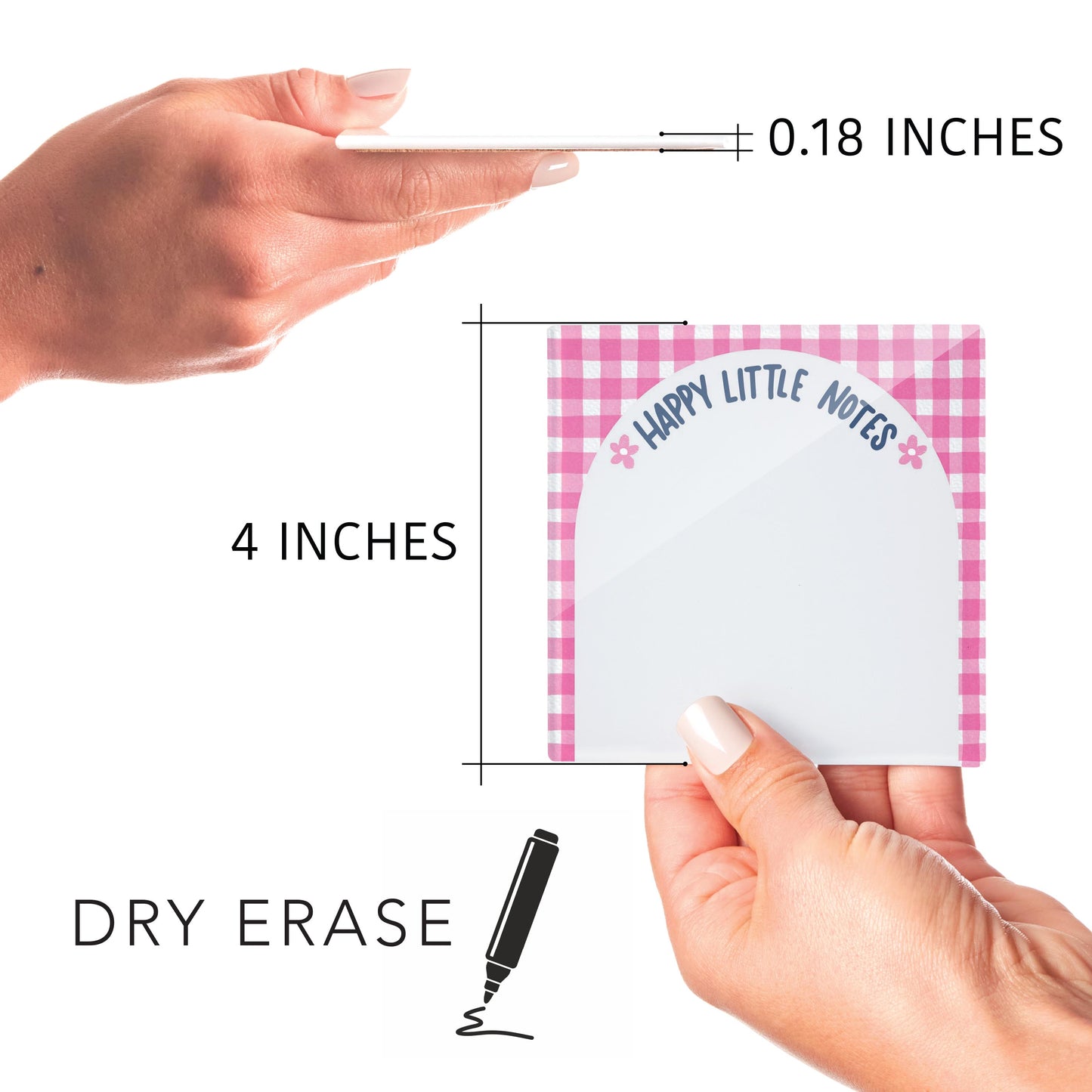 4x4 Clear Reminder Kalia Lane-Happy Little Notes