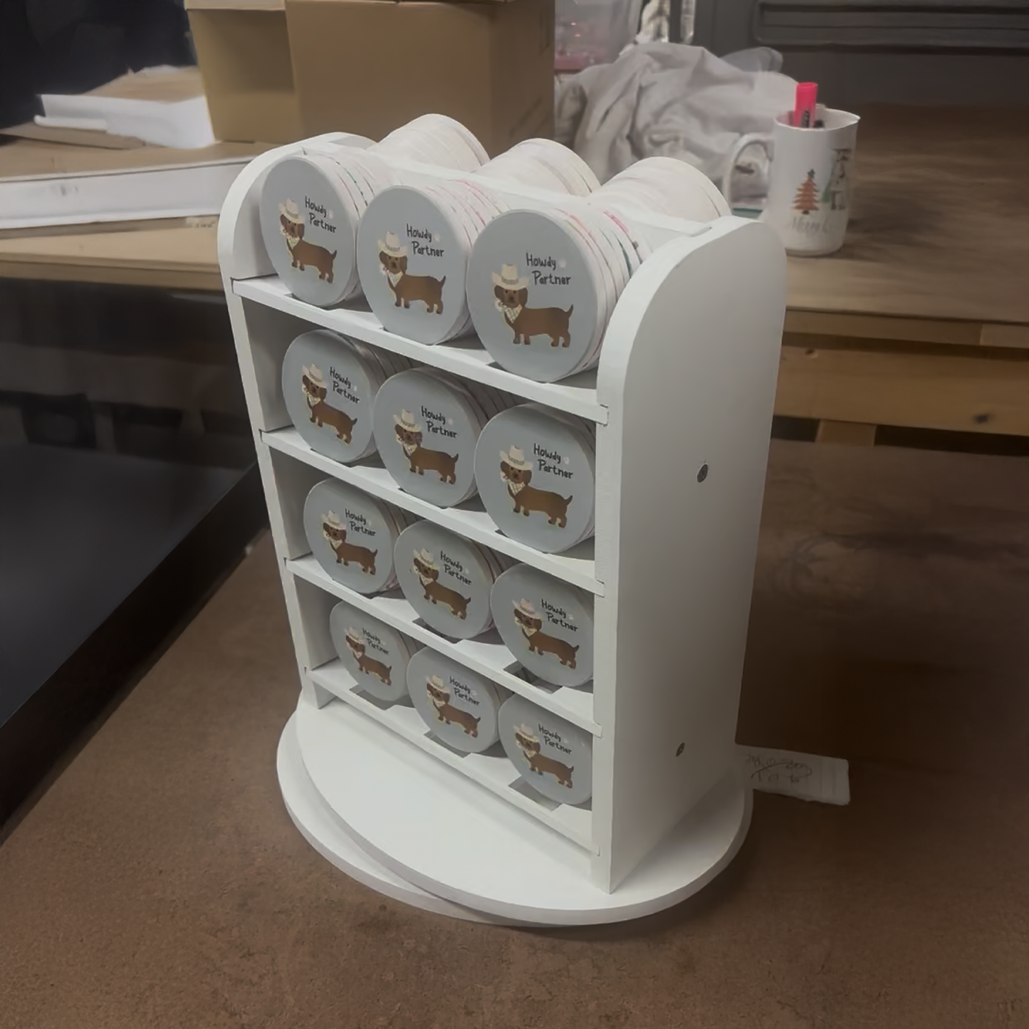 Spinning Counter Display