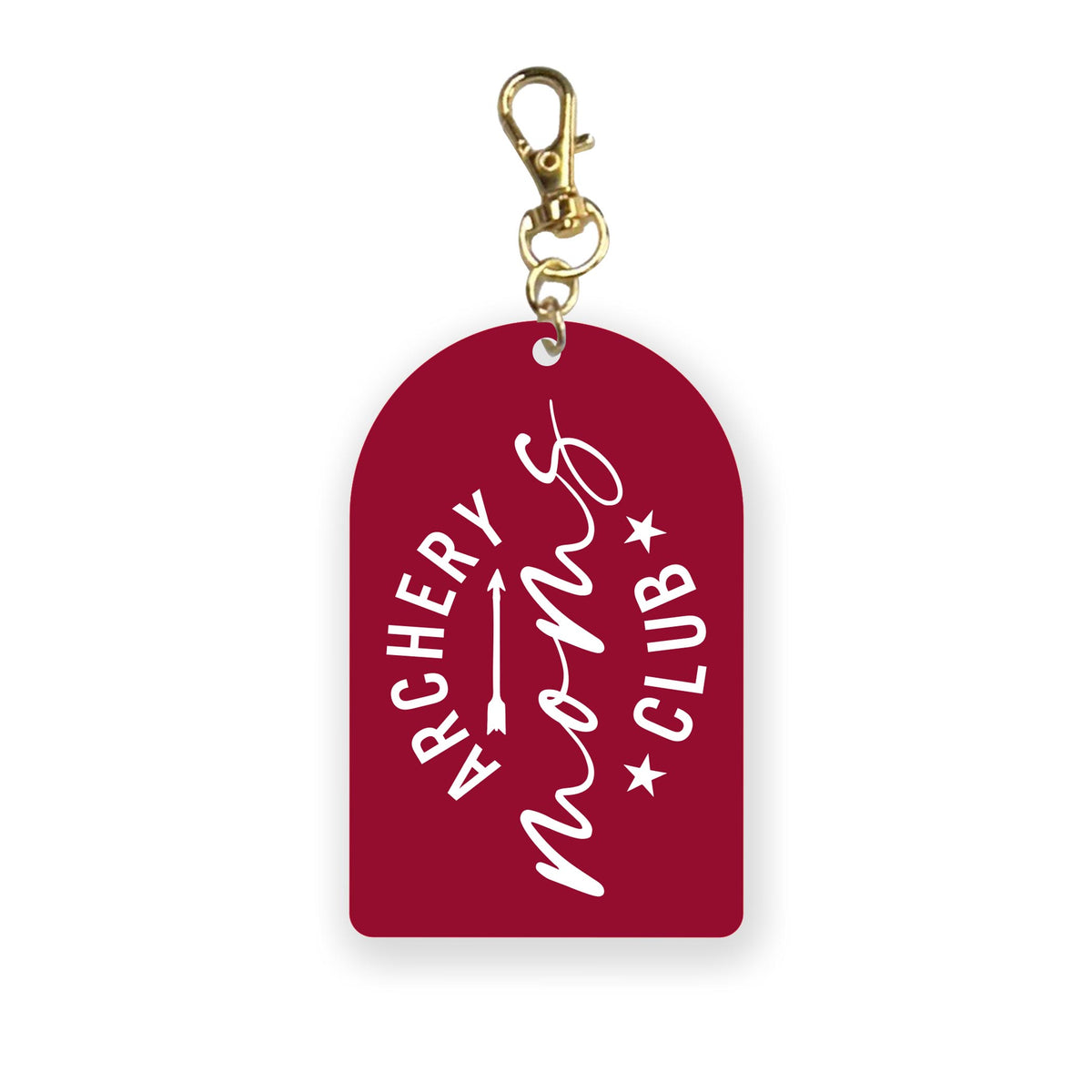 Acrylic Keychain-Archery Moms Club -0