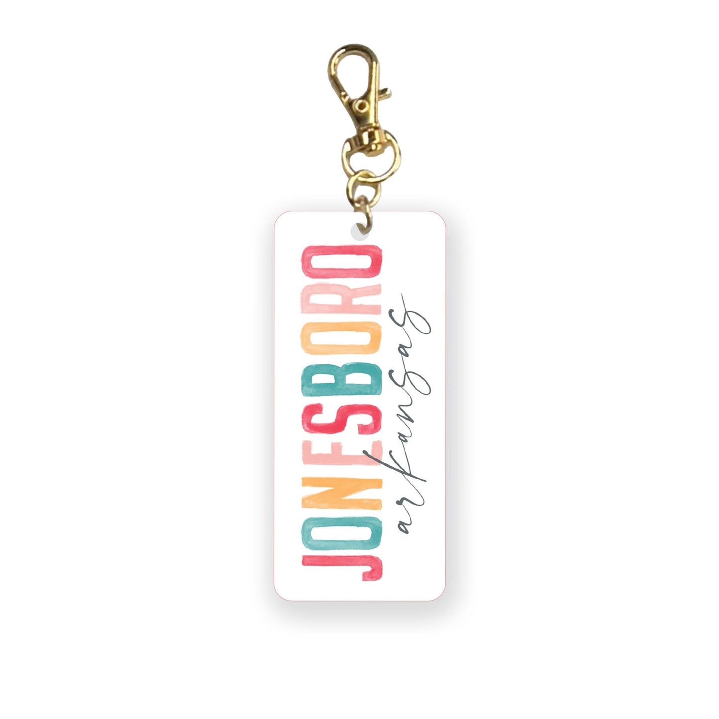 Acrylic Keychain-Watercolor City -0