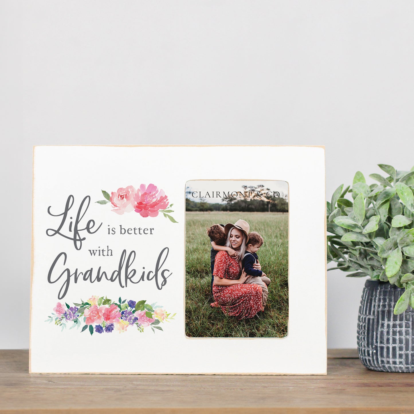 4x6 Photo Frame - Life is Beautiful with Grandkids