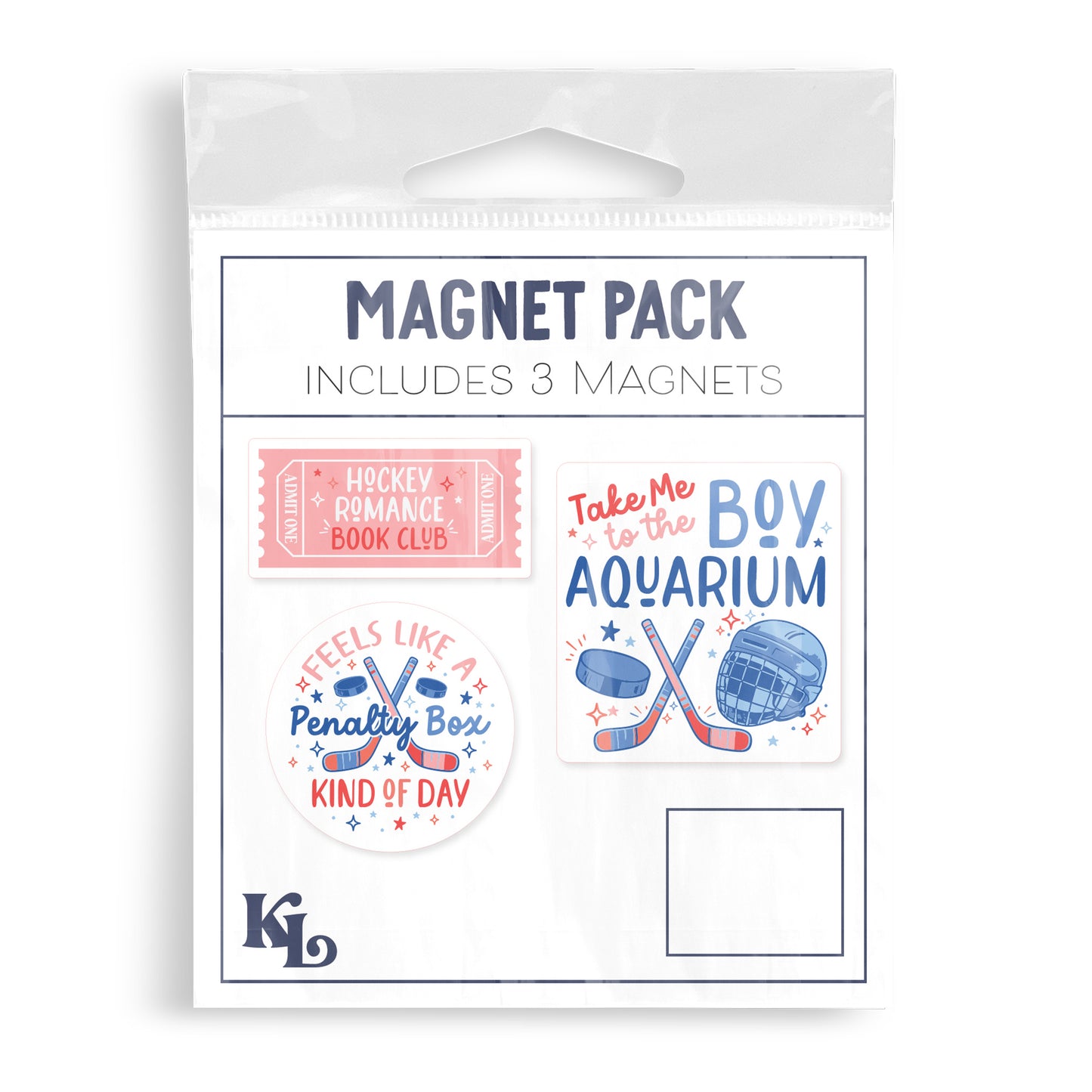 Vinyl Magnet 3-Pack - Boy Aquarium