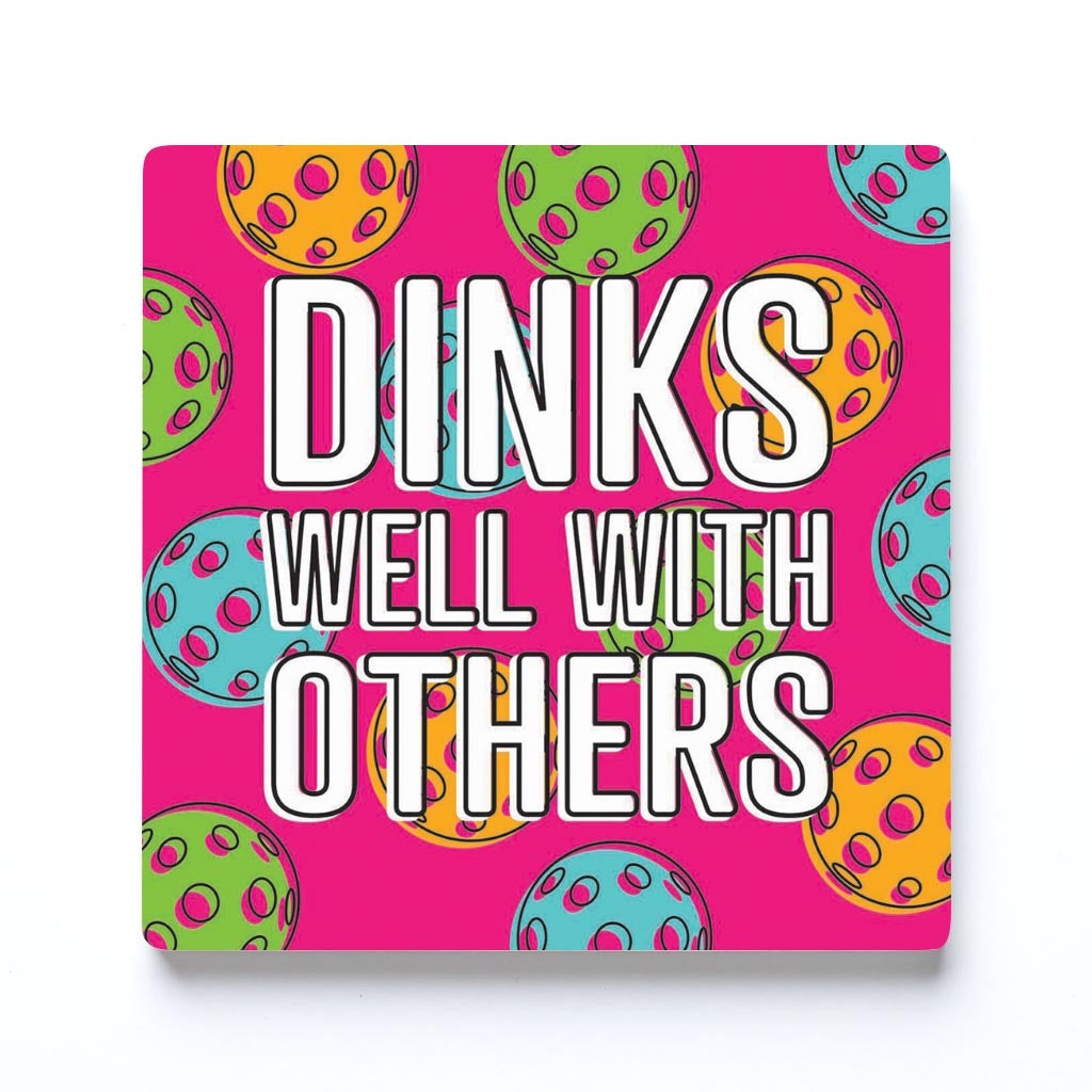 Square Coaster Loaded Display - Pickleball Pre-Pack