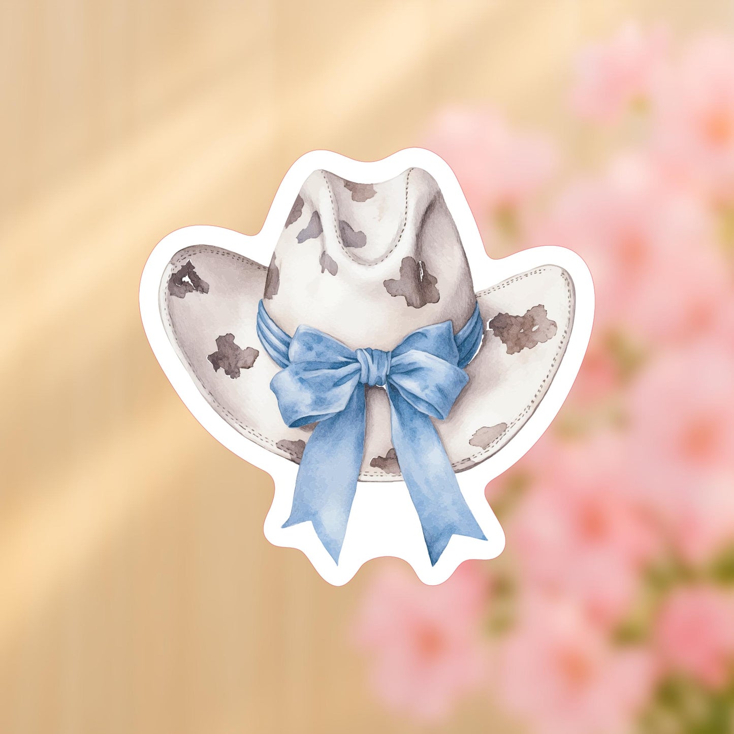 Vinyl Sticker-Coastal Cowgirl Hat -4