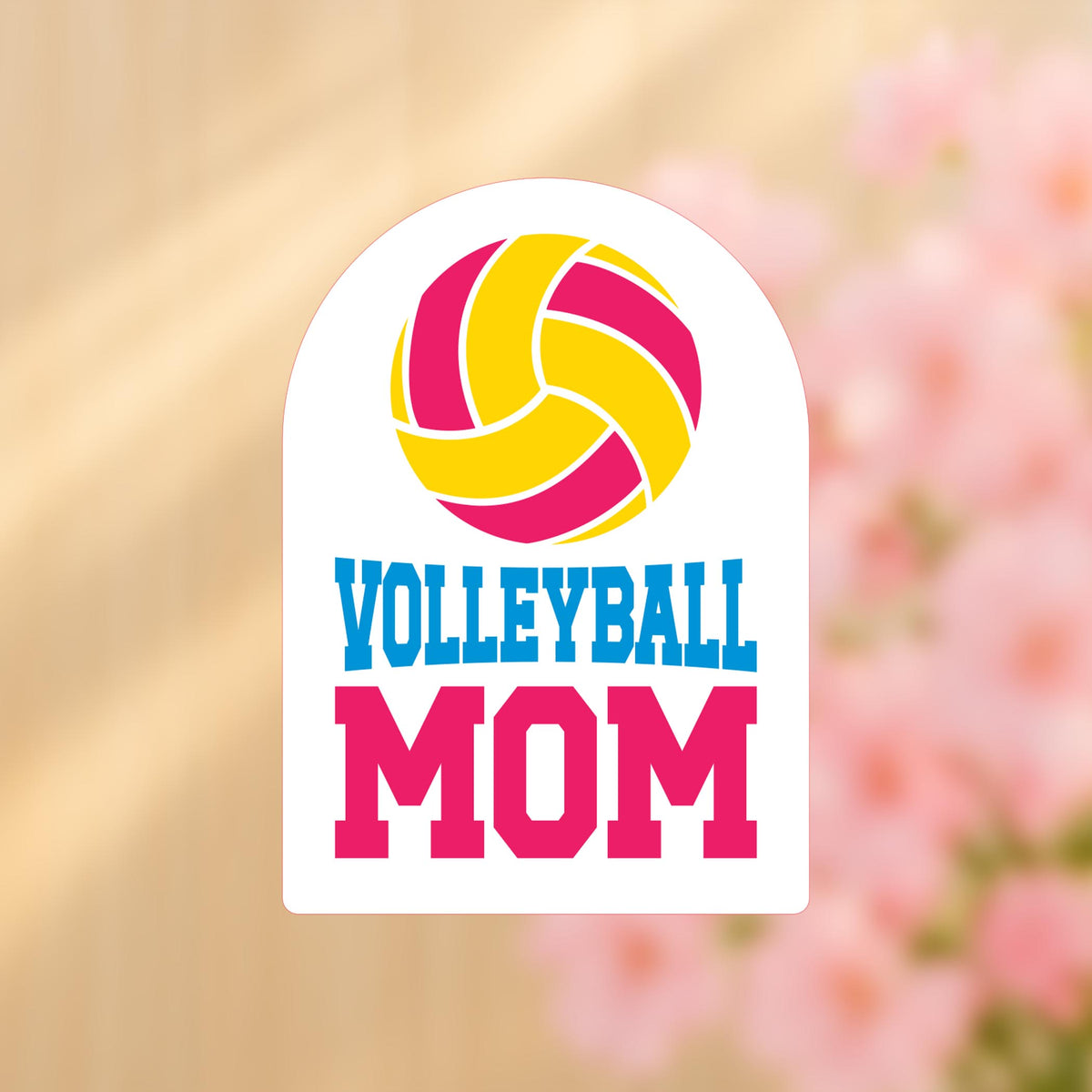 Vinyl Sticker-Volleyball Mom -4