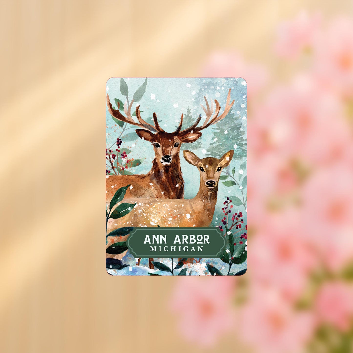 Vinyl Sticker-Love+Local Woodland -4
