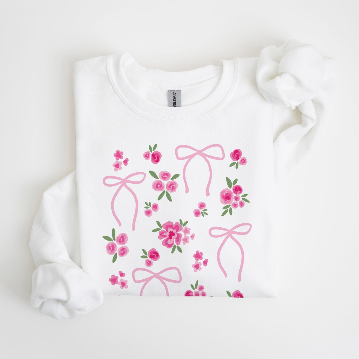 Gildan Sweatshirt White-All Things Lovely -4