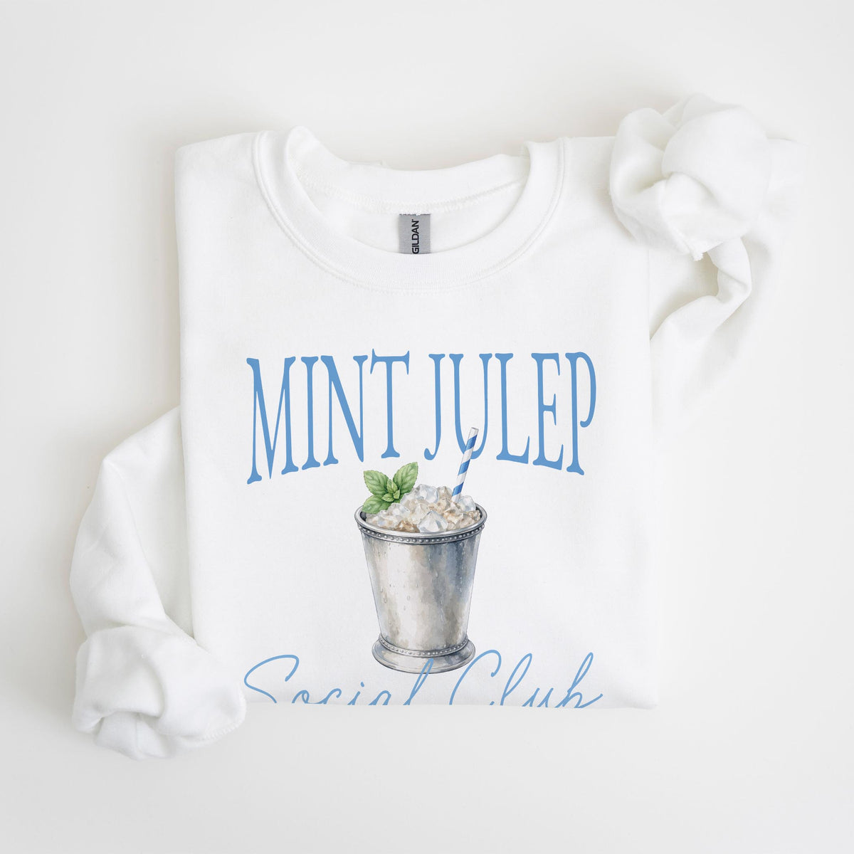 Gildan Sweatshirt White-Derby | City & State | Hometown -4