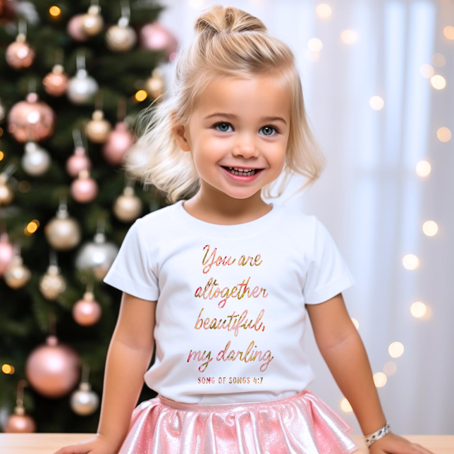 Bella Canvas Youth T-Shirt White-Faithful Promises -3