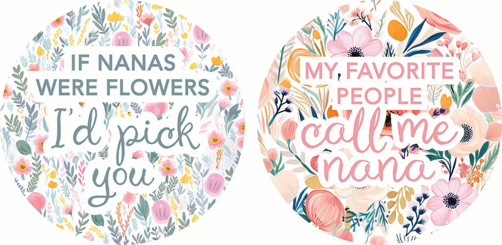 Car Coaster 2-Pack Kalia Lane-If Nanas Were Flowers & Favorite People -9