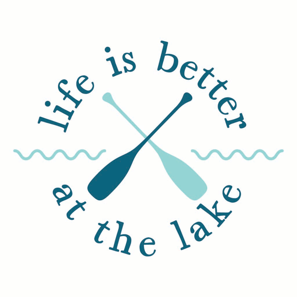 Ceramic Round Coaster-Life Is Better At The Lake -7