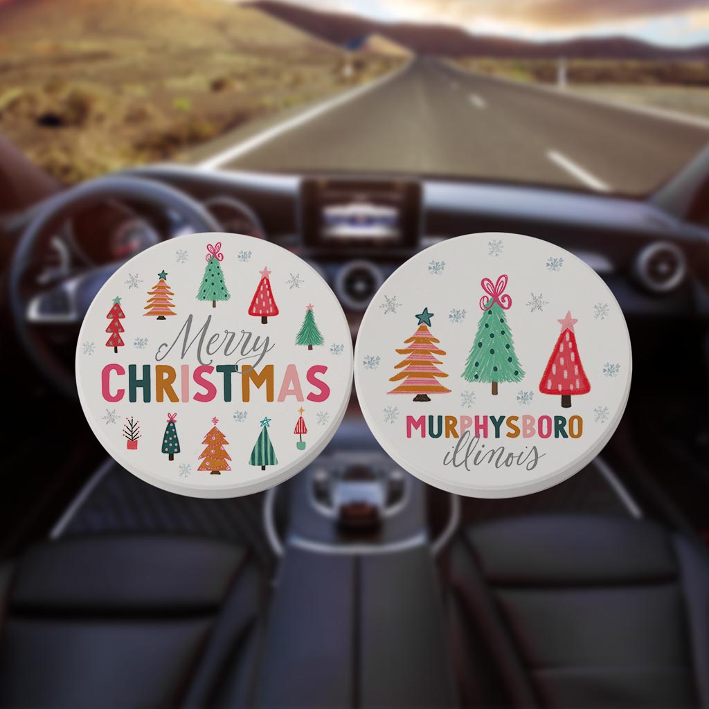 Car Coaster Love Local Whimsy Wonderland Bright Set| 2.65x2.65