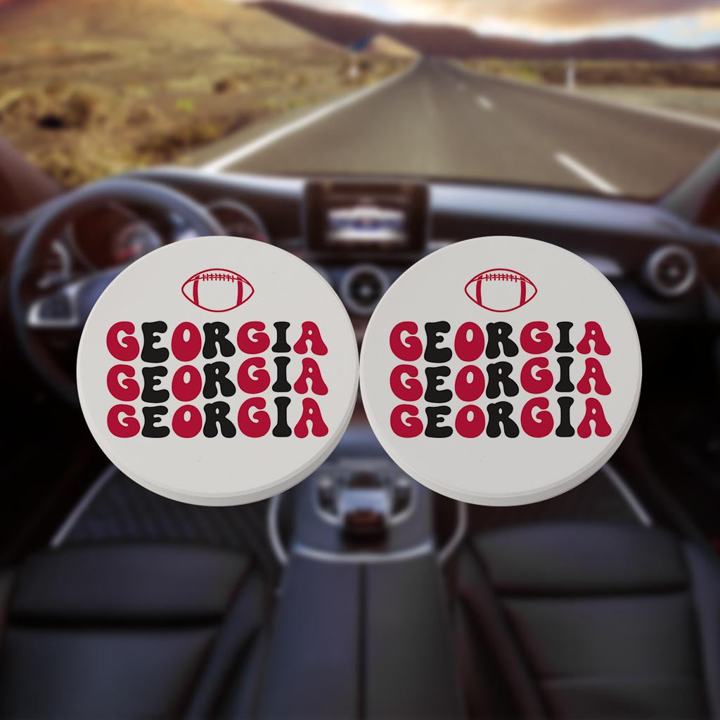 Clairmont & Co Game Day Wave Georgia | 2.65x2.65