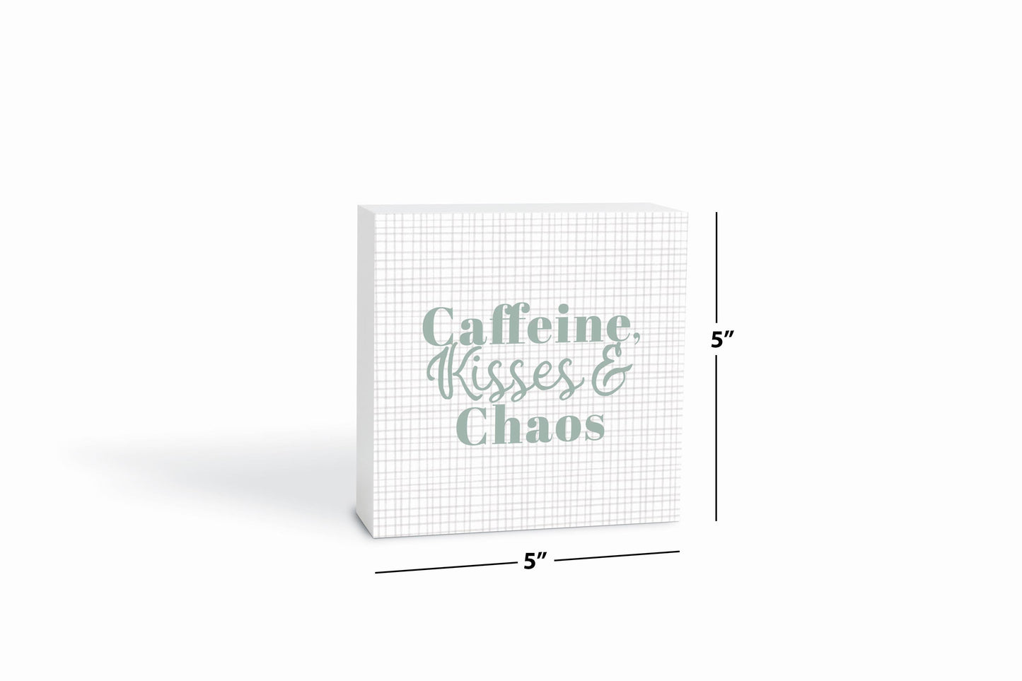 Mother's Day Caffeine Kisses & Chaos Grey | 5x5