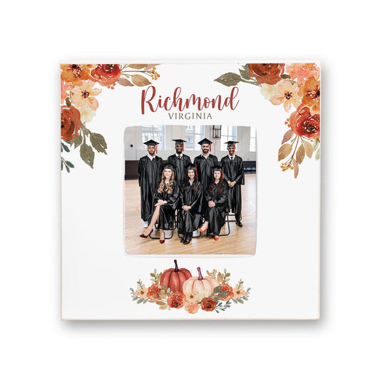 Love+Local 4x4 Picture Frame | Fall & Harvest Pumpkins