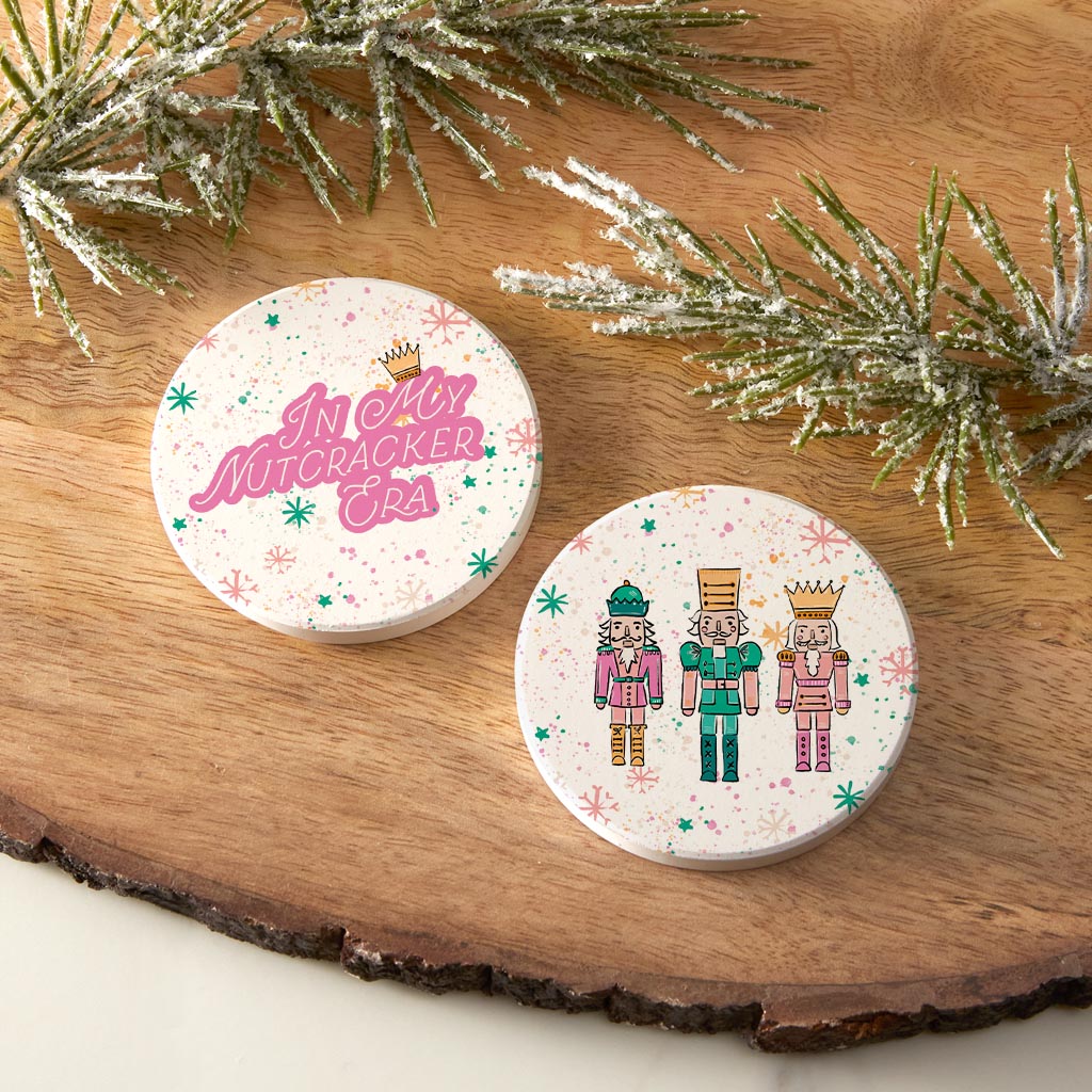 Confetti Nutcracker Car Coaster 2 Pack | In My Nutcracker Era
