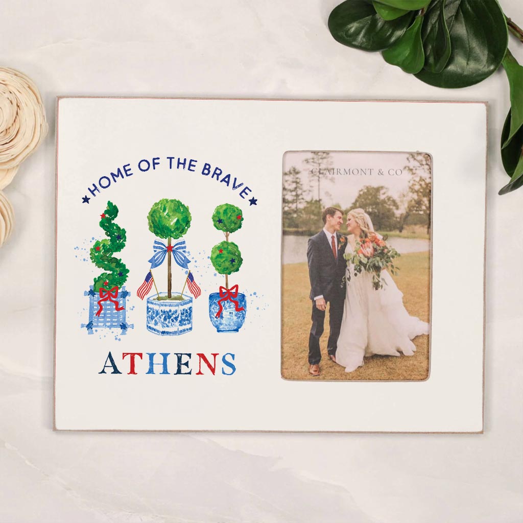 Love+Local 4x6 Picture Frame | American Summer Chinoiserie Topiary