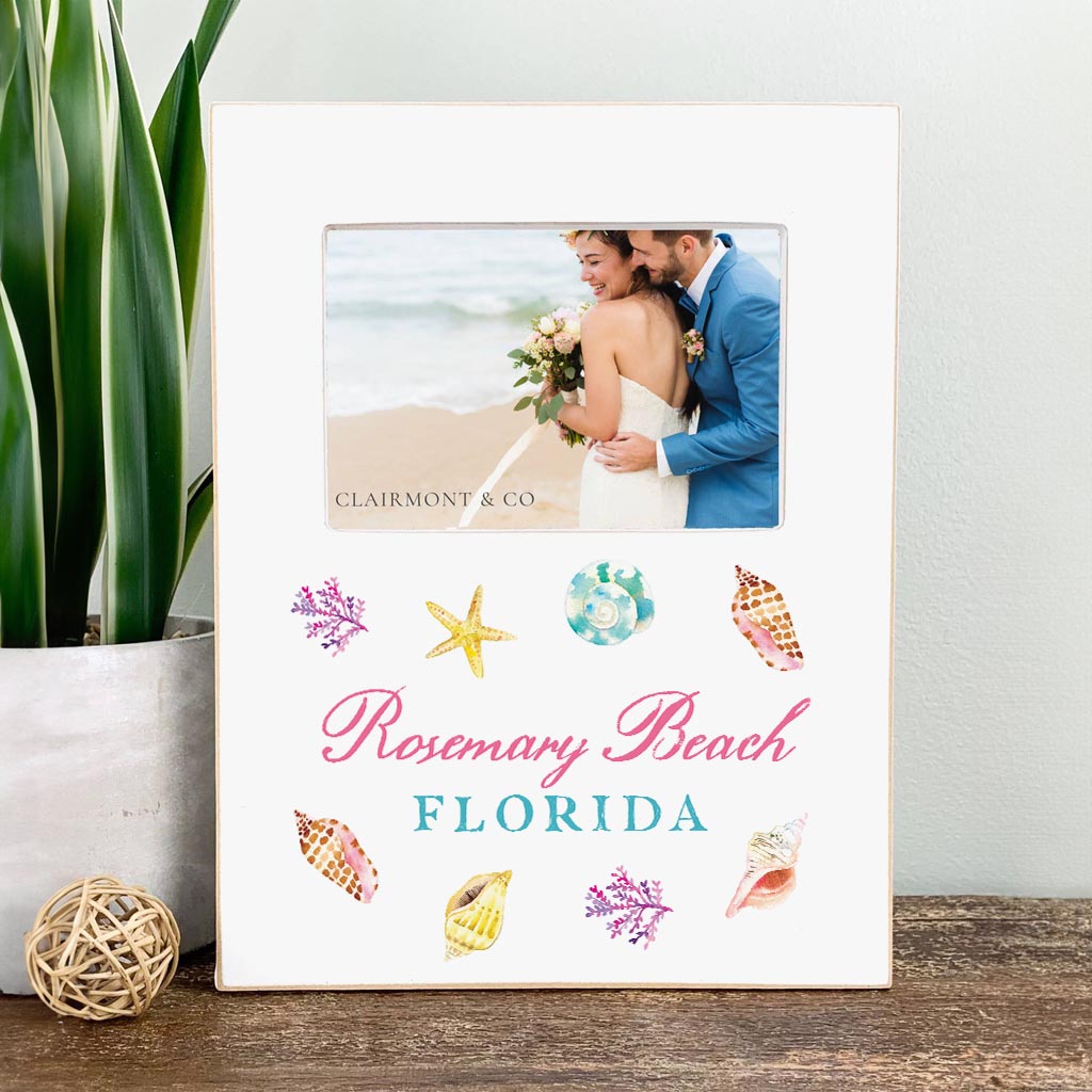 Love+Local 4x6 Picture Frame | Shells & Shoreline