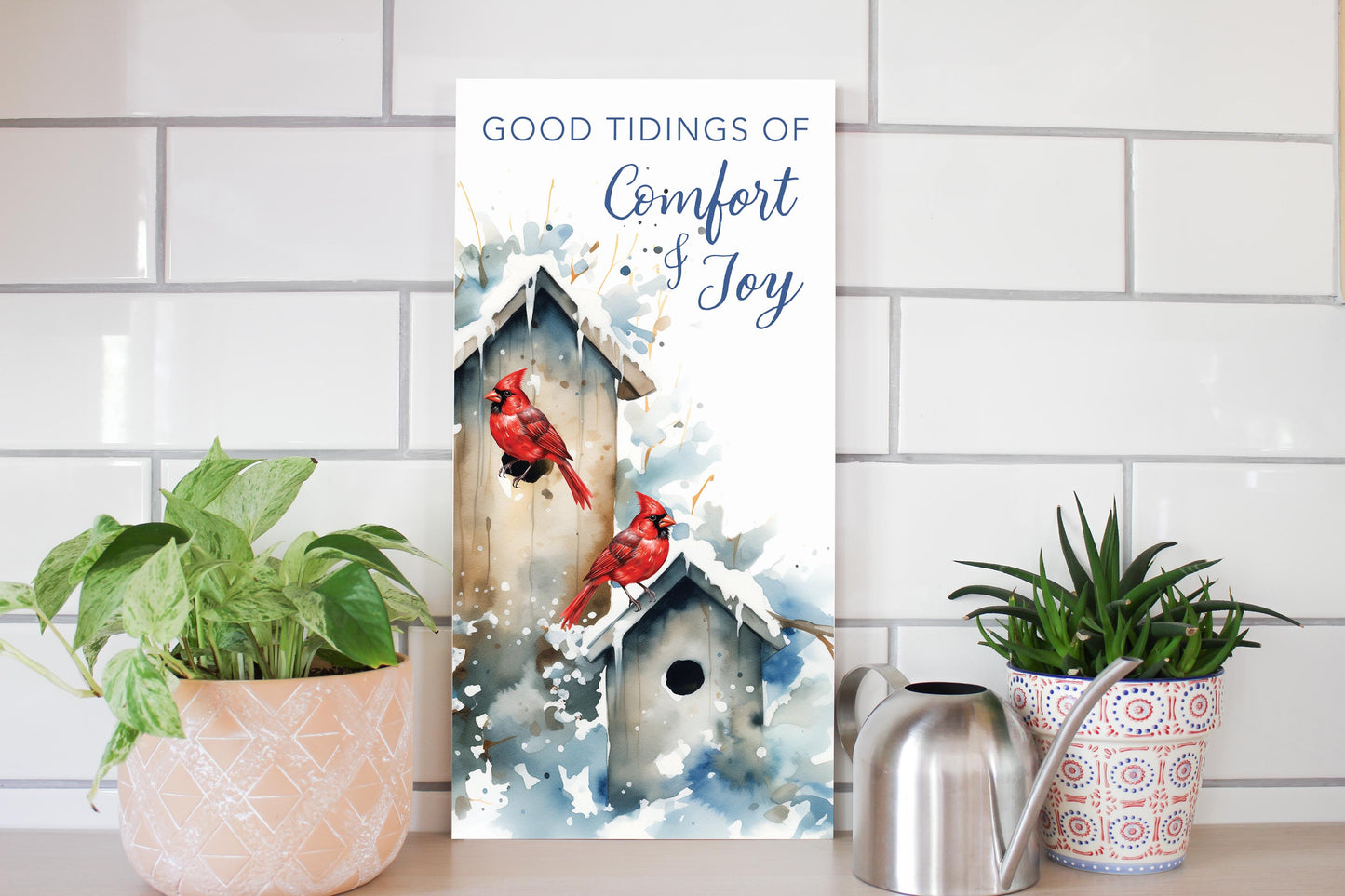 Cardinal Good Tidings Of Comfort & Joy