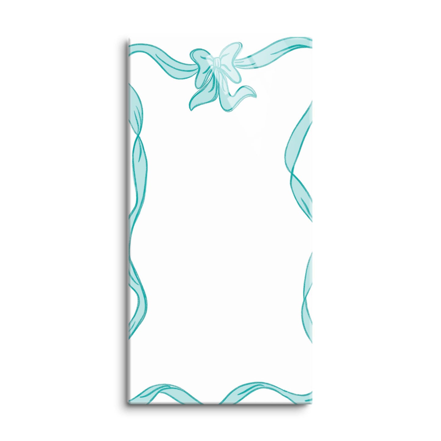 Preppy Bows 8x16 Dry Erase | Blue Preppy Bows