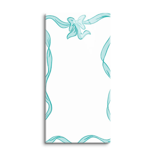 Preppy Bows 8x16 Dry Erase | Blue Preppy Bows