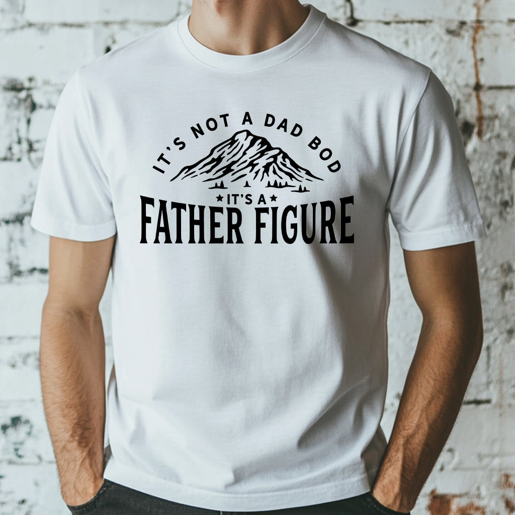 Bella Canvas T-Shirt White-It's Not A Dad Bod
