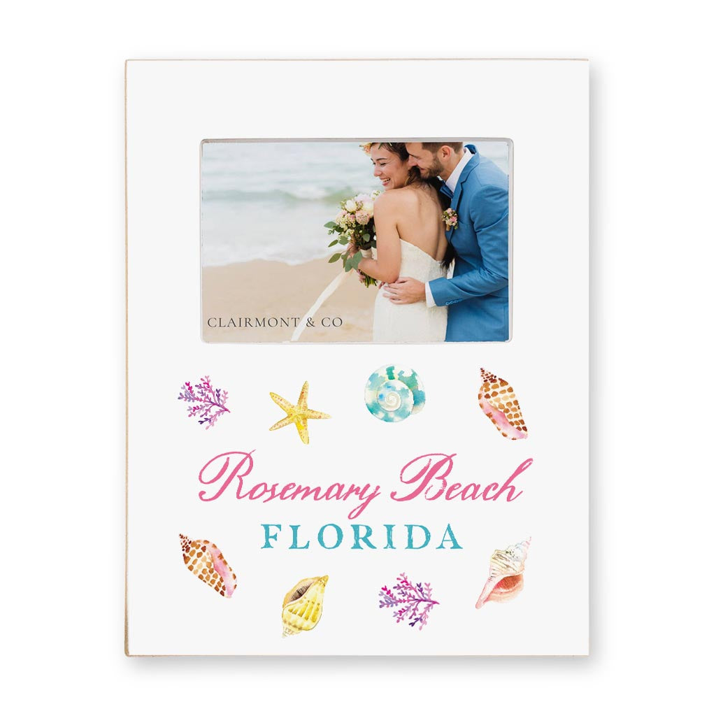 Love+Local 4x6 Picture Frame | Shells & Shoreline