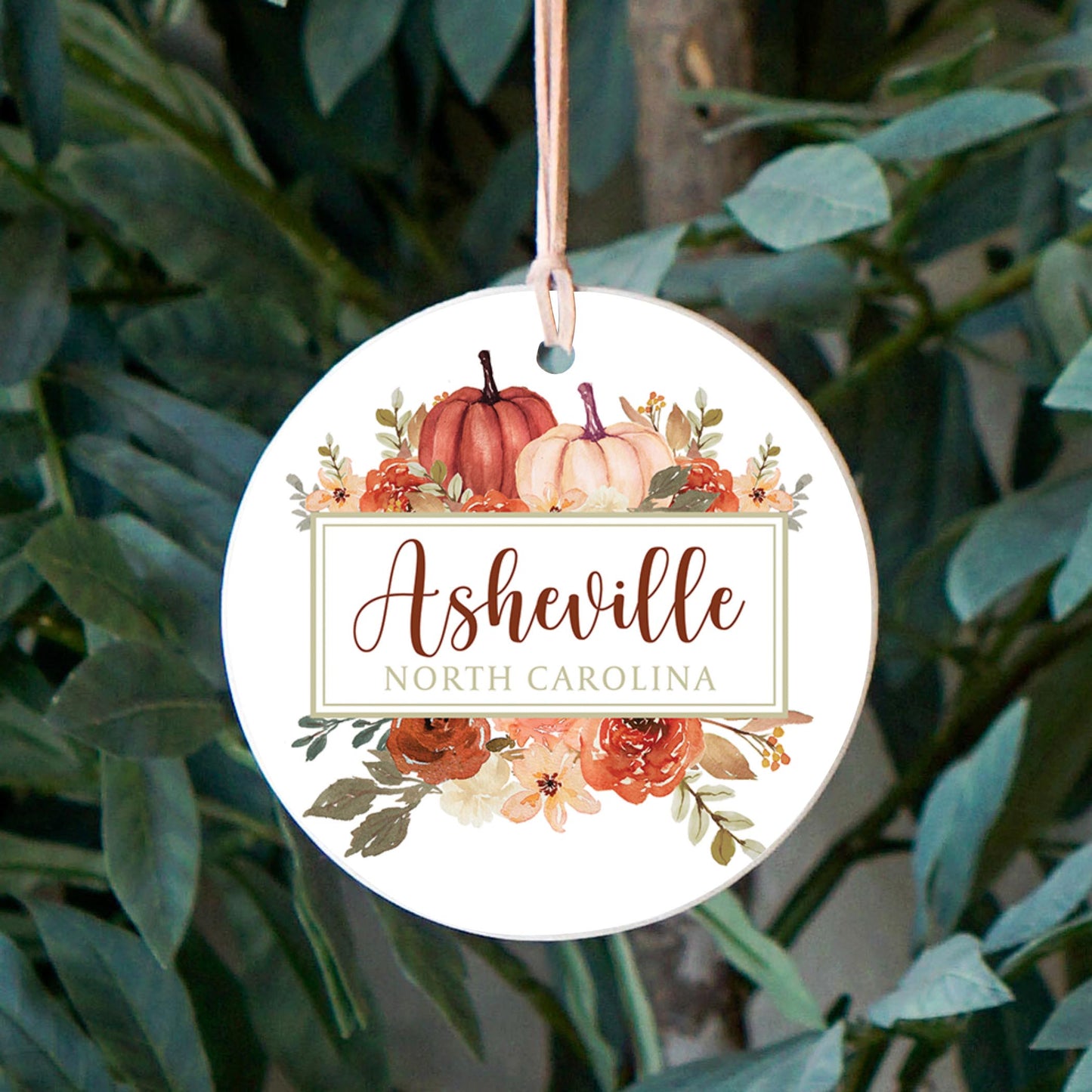 Love+Local 4in Round Ornament | Fall & Harvest Pumpkins