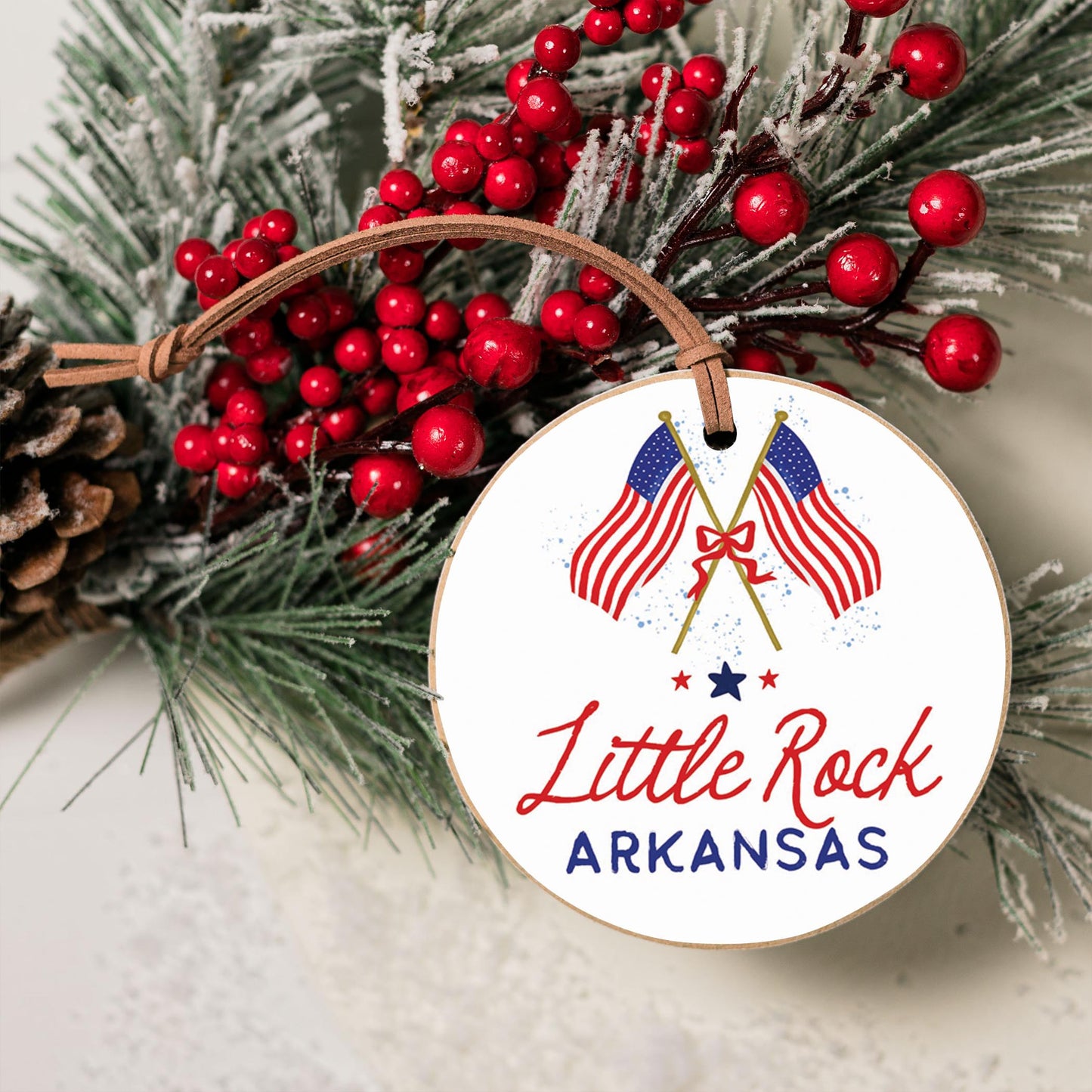 Love+Local 4in Ornament | American Summer Flags