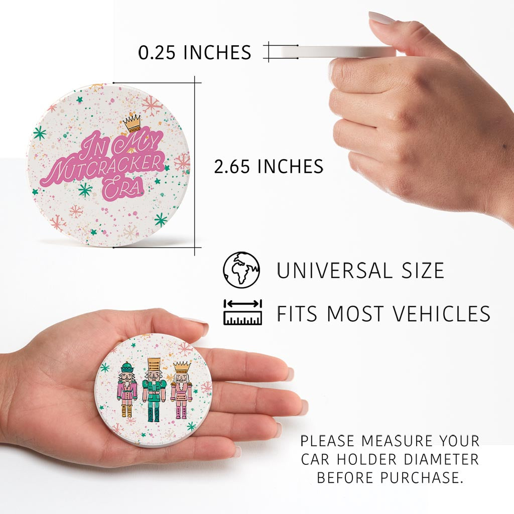 Confetti Nutcracker Car Coaster 2 Pack | In My Nutcracker Era