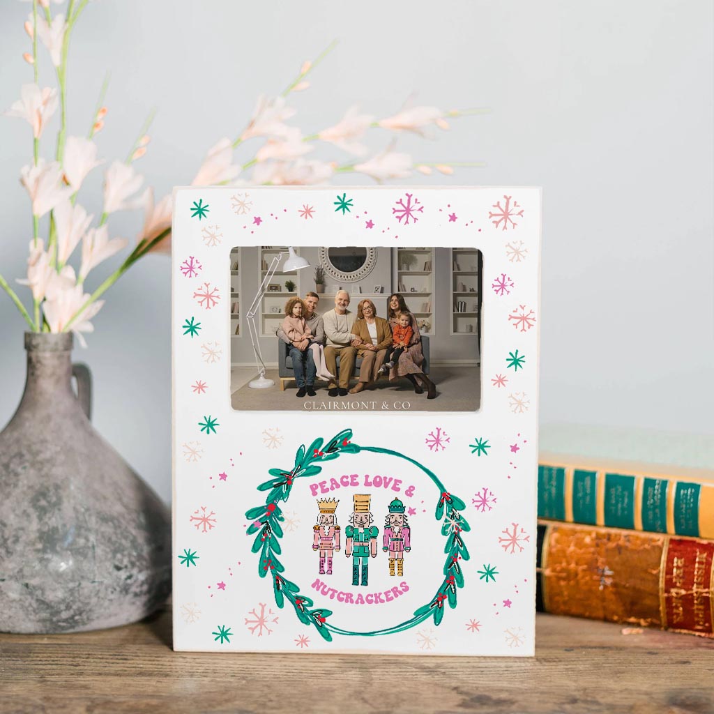 Confetti Nutcracker Photo Frame | Trio & Wreath