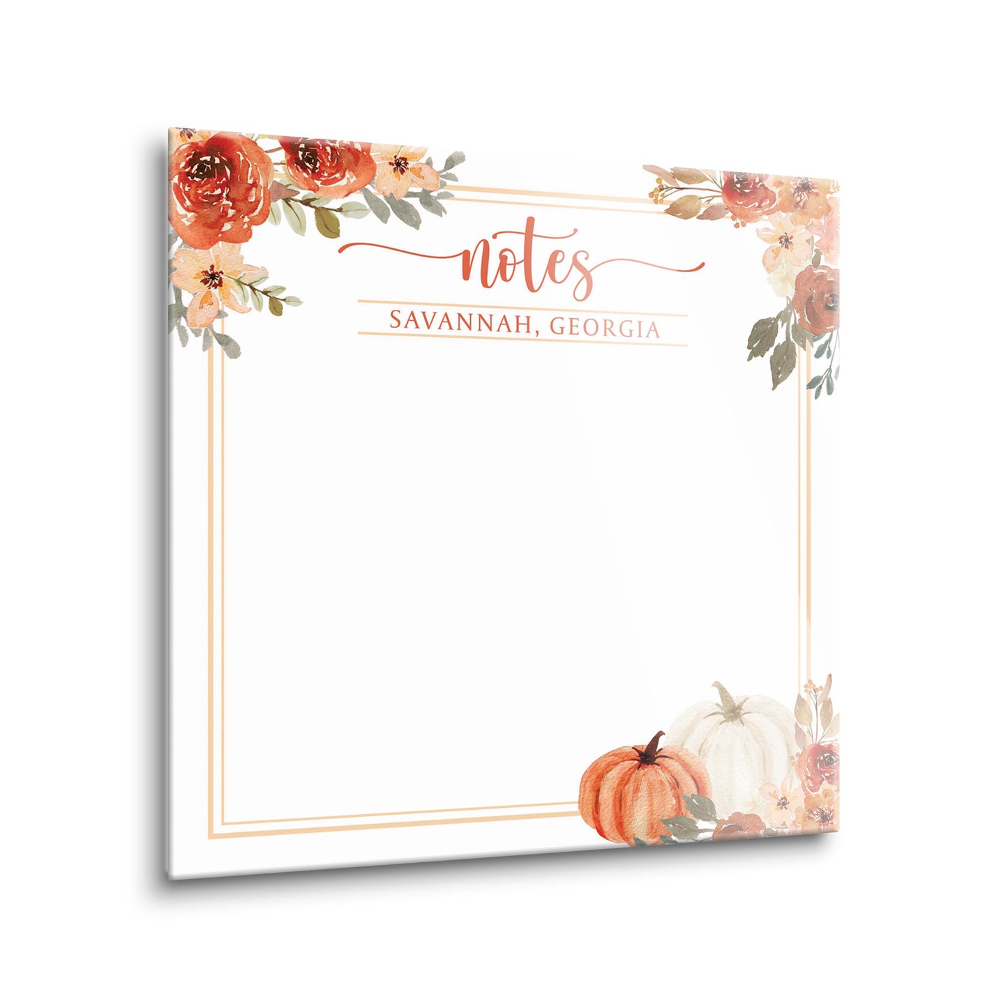 Love+Local 8x8 Dry Erase | Fall & Harvest Pumpkins