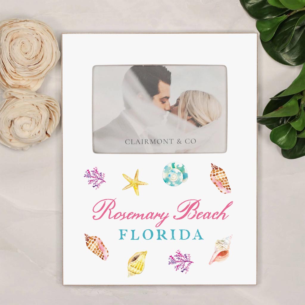 Love+Local 4x6 Picture Frame | Shells & Shoreline