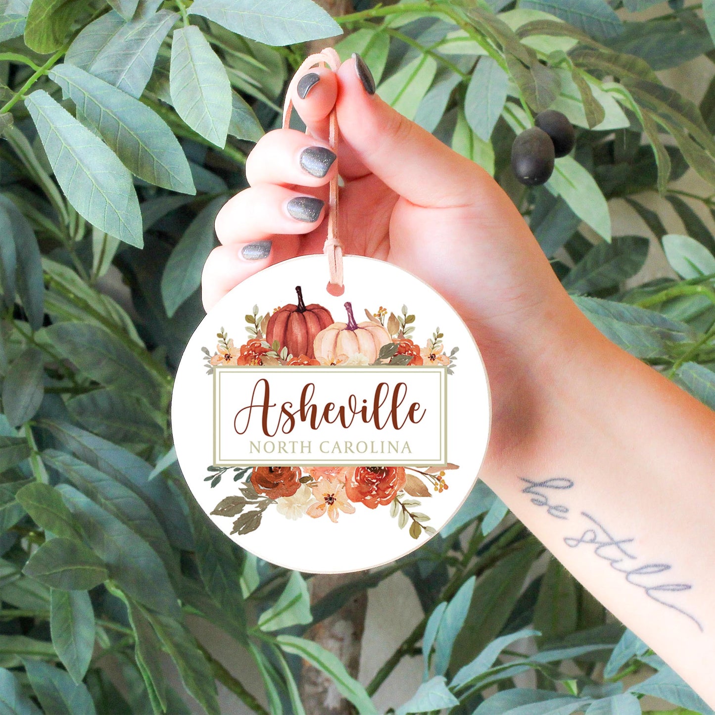 Love+Local 4in Round Ornament | Fall & Harvest Pumpkins